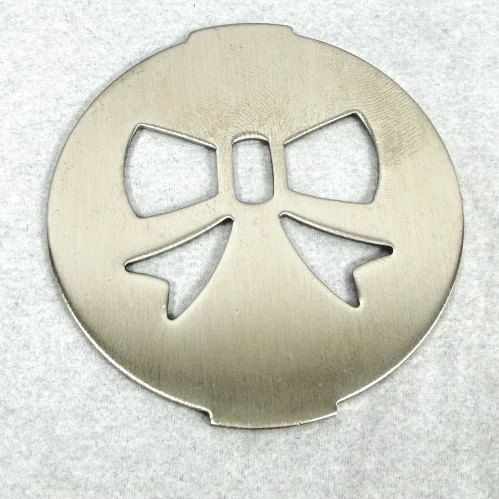 Wilton Christmas Cookie Press Discs 6pc Stainless‎ Plates Holiday NO DISPENSER